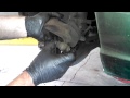 Front brake pad replacement 2000-2005 Hyundai Accent pads rotor Excel Install Remove Replace How to