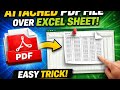 Attach PDF to Excel Sheet (Easy Trick!) | How to Insert PDF in Excel Sheet | Insert PDF in Seconds!