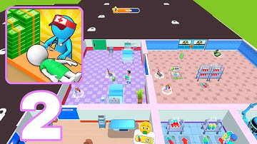 Hospital Simulator Doctor Game - Gameplay Walkthrough Part 2 - Become The Best Doctor (Android, iOS)