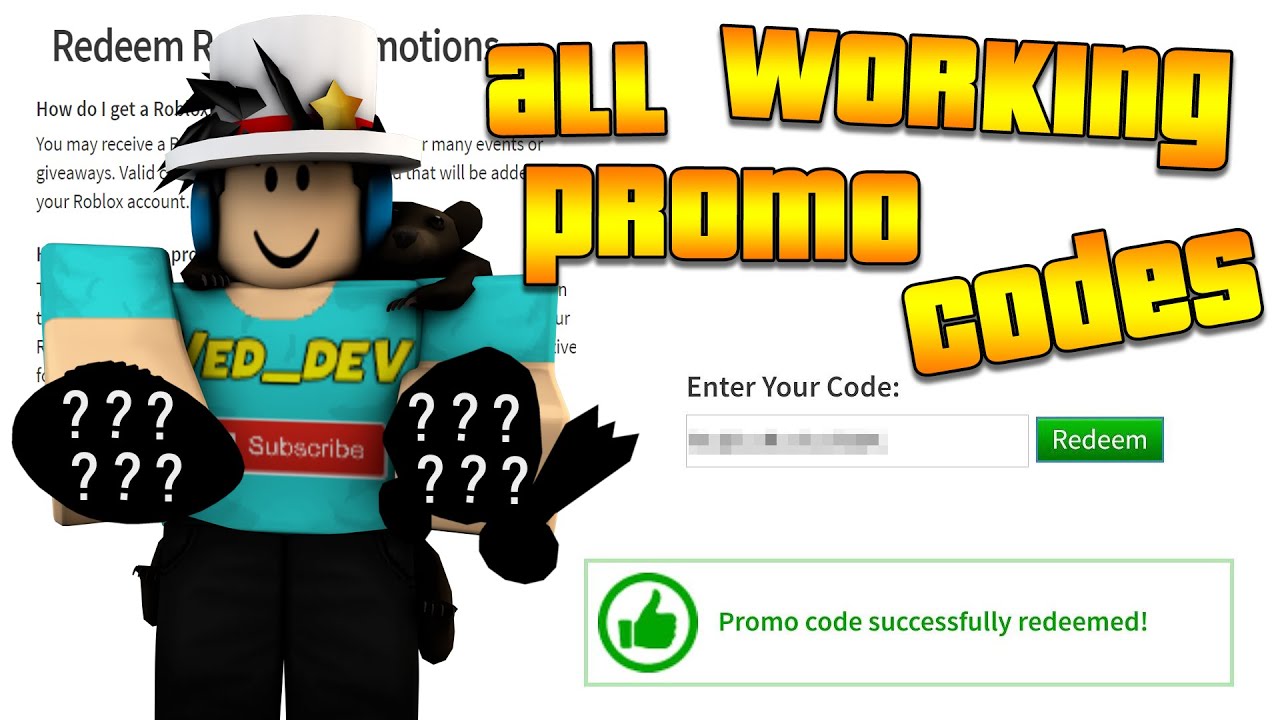 All Working Promo Codes On Roblox 2019 - roblox alex intro code