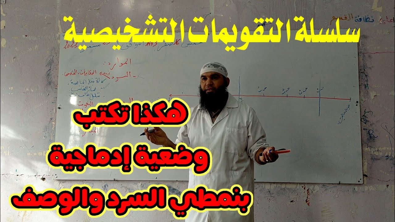 هكذا تكتب وضعية إدماجية بنمطي السرد والوصف /محمد أبو شاكر لعبودي
