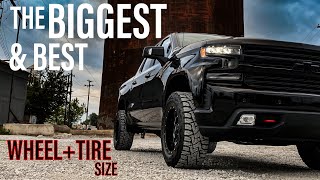 The BIGGEST WHEELS & TIRES You Can Fit on a Trail Boss  2020 Silverado Z71  33x12.5 on 18x10's