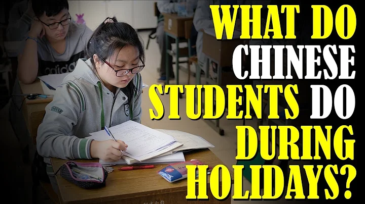 What do Chinese students do during holidays?