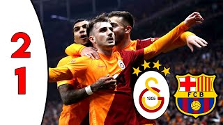 GALATASARAY 2 - 1 BARCELONA // UEFA AVRUPA LİGİ SON 16 TURU! MAÇ ÖZETİ!