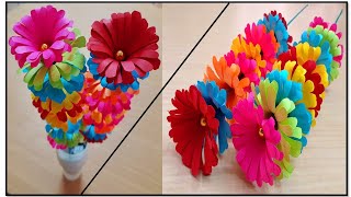 Paper Flower/Paper Crafts/Flower Making Video/Arvi Best Art