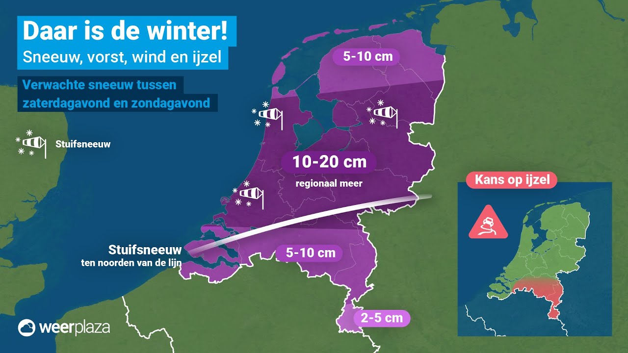 Grote weersverandering op komst: Sneeuw en vorst dit weekend! - YouTube