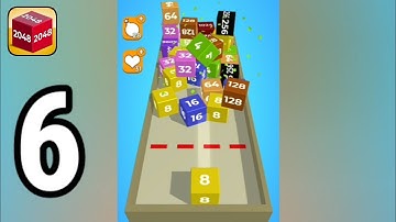 Chain Cube: 2048 3D - Gameplay Walkthrough Part 6 (Android, iOS)