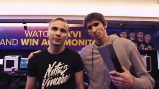 world first aoc agon monitor unboxing with dendi and ditya ra