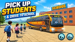 School Bus Reverse Parking Game | 🚌Pick Up Students & Drive to School | iOS 📱 screenshot 2