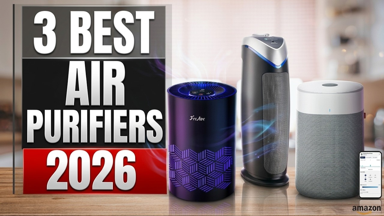 👉 Best Air Purifiers 2026 🤧 | For Allergies, Pets & Dust - YouTube