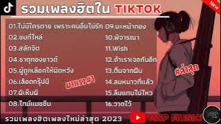 รวมเพลงฮิตใน TikTok [ ไม่มีใครเขาตายเพราะคนอื่นไม่รัก   ซบที่ไหล่ ] เพลงเพราะมาแรงในTikTok 2023