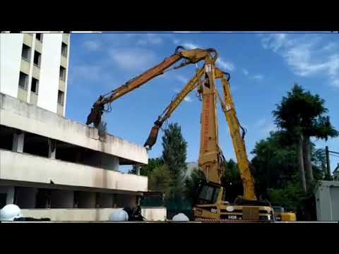 Arranca la demolición del hospital Xeral de Lugo