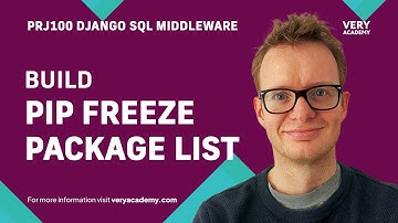 Create PIP package list | Django Project | SQL Inspection Middleware | 2