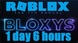 1 Day And 6 Hours Left Before 7th Annual #BloxyAwards | Roblox