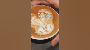 Easiest latte art animal pour #coffee #coffeeart #barista