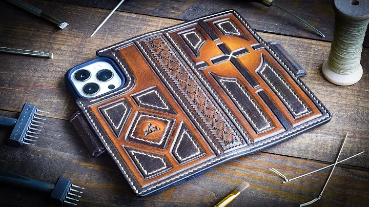 Combining My Phone & Wallet Together - Leather Craft