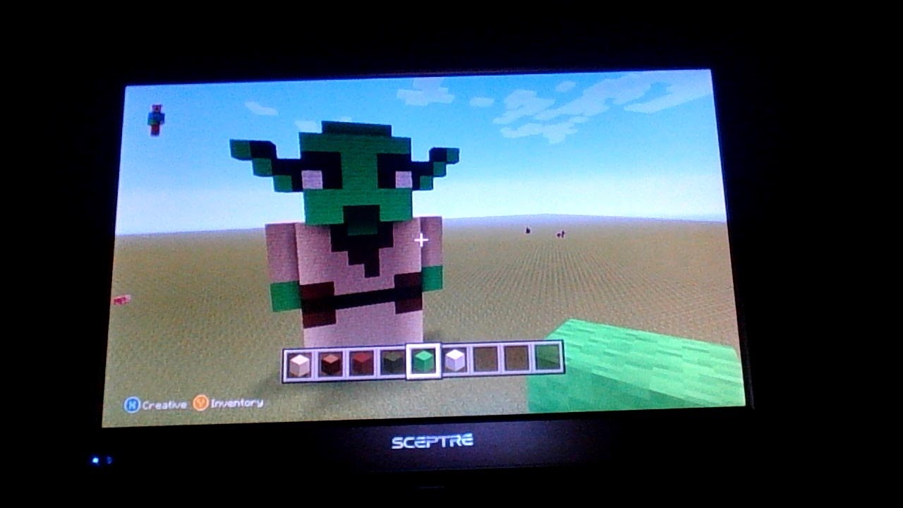 Let's Build Yoda in Minecraft YouTube