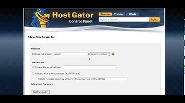 How To Forward Business Email Address To Your Personal Email Account in Hostgator in 1 min