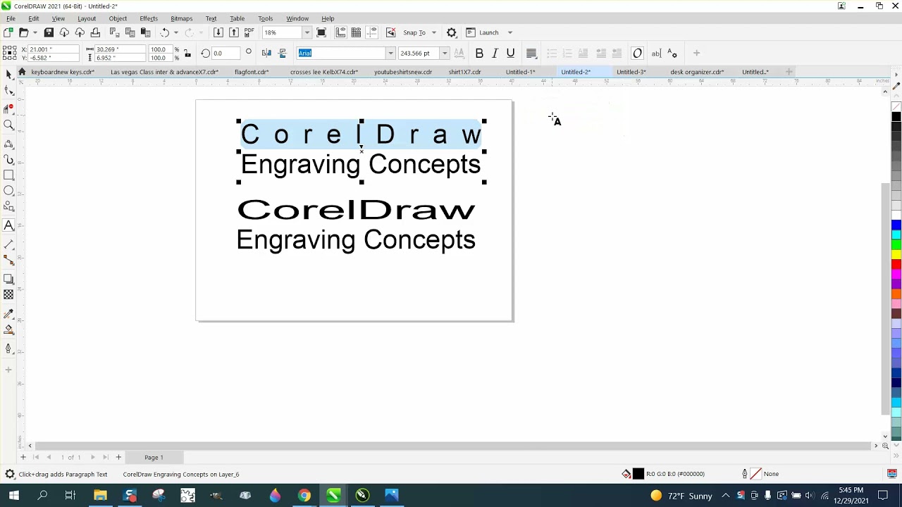 Corel Draw Tips & Tricks Text FULL JUSTIFY