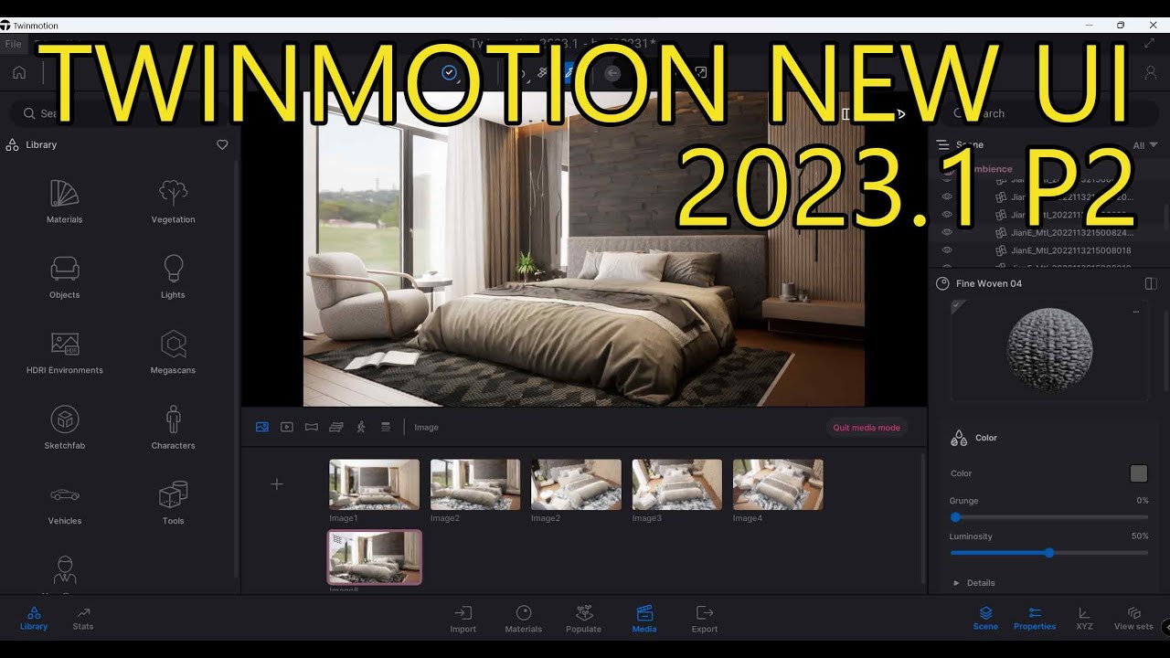 twinmotion interface