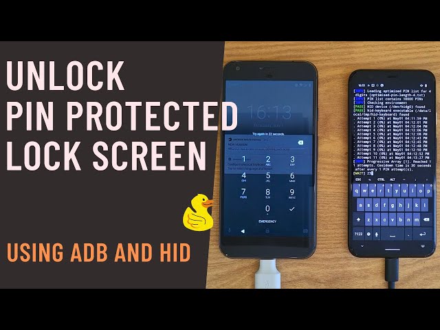 How to unlock PIN protected Android device using ADB and HID method | Brute force | Rubber Ducky class=