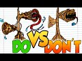 DOs & DON'Ts Drawing Siren Head from Trevor's creation In 1 Minute CHALLENGE!