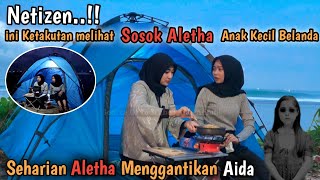 SOLO CAMPING HORROR : Netizen ini Terkejut Dengan Kehadiran Aletha Sosok anak Kecil Belanda Dipantai