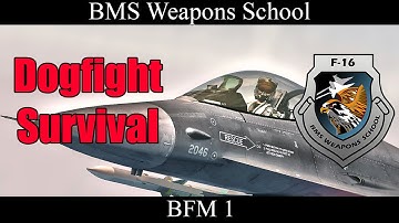 Falcon BMS 4.35 - ACM Modes Tutorial - BFM 1 -  Dogfighting
