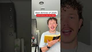 Best Airlines of 2025! Watch before you book your next flight! #Airlines #Travel