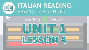 Italian Reading for Absolute Beginners - An Italian Notice at the Station