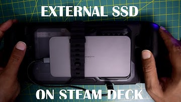 How To install External storage of 2 TB on STEAM DECK | SSD Hub on via JSAUX Steam deck Mod Case