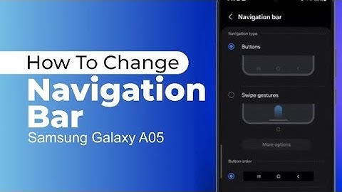Samsung Galaxy A05: How to Enable Back Button | Navigation Bar Settings Guide (2025)