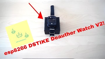 esp8266 DSTIKE Deauther Watch V2
