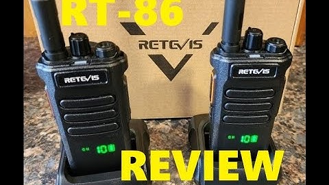 Retevis RT-86 Review - LOVE IT!!!