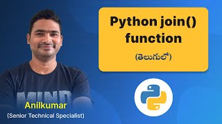 P109 - join function in Python strings [తెలుగు] Join The Two String Python Coding Problem In Telugu Your Ultimate Solution