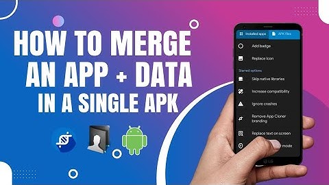 how to merge an app and it