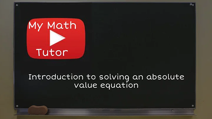 ALEKS | Introduction to solving an absolute value equation