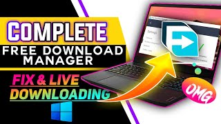 Free Download Manager Chrome Not Working | Extension Complete Fix | Live Download