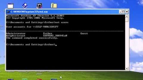 How To Change Passwords With Windows XP