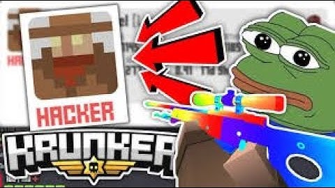 2 Minutes of Hackers in Krunker.io getting hacker tagged!