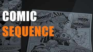 Comic Book Title Sequence in Blender 2.90