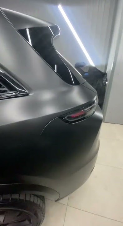 Черный матовый полиуретан Sunmax - оклейка авто полностью #детейлинг # ...