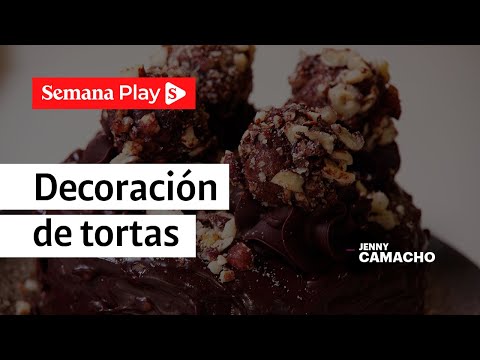 Ganache de chocolate para decorar tortas| Jenny Camacho