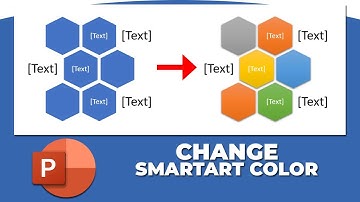 How to change SmartArt color in PowerPoint presentation