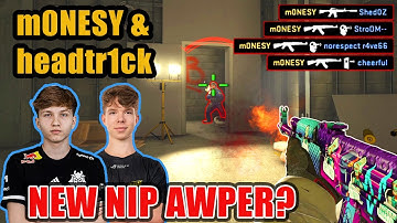 NEW NIP AWPER?! ~ m0NESY & headtr1ck FACEIT Vertigo DUAL POV // 58 Kills ~ 3 Quadros