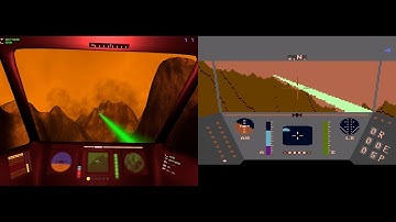 Fractalus remake (2018) vs. Rescue on Fractalus! (1984)
