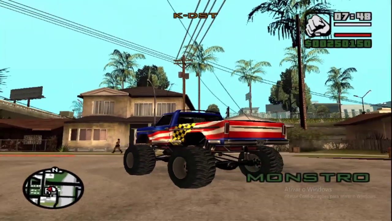 codigo do monster truck no gta san andreas