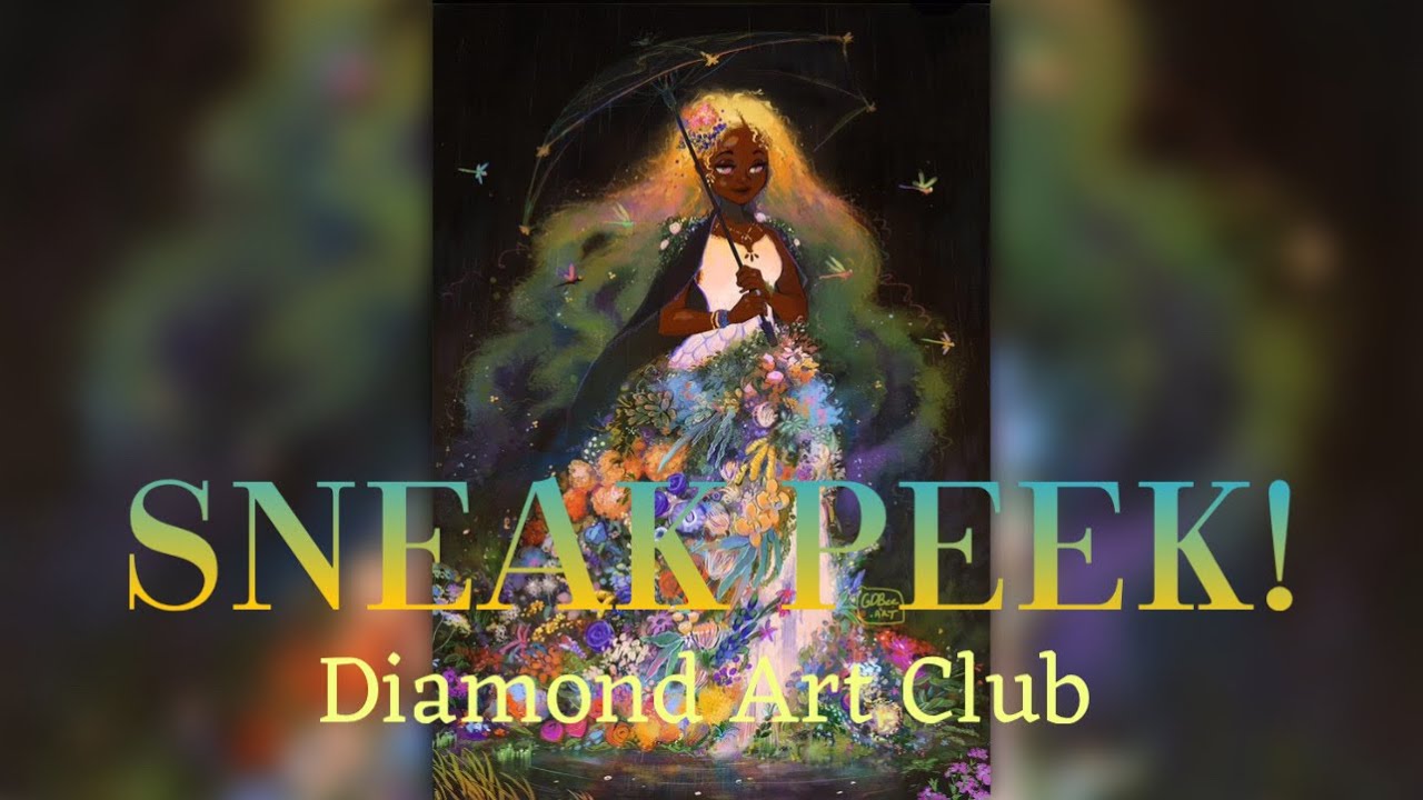Diamond Art Club SNEAK PEEK!! A Stroll in the Rain by Geneva