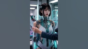 "Ultra-Detailed Humanoid Android Girl — 8K Precision Robotics Display" #robot #openai #techshorts