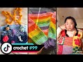 TIKTOK CROCHET COLORFUL FASHION COMPILATION #99 - Peachtok